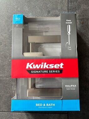 Kwikset Satin Nickel Bed & Bath Lever - Satin Nickel